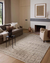 Monty  MOT-06 Pebble Beige Area Rug - Amber Lewis x Loloi Room Scene Monty  MOT-06 Pebble Beige Area Rug - Amber Lewis x Loloi Room Scene