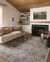 Rivers RIV-01 Denim Ivory Area Rug - Angela Rose x Loloi Room Scene Rivers RIV-01 Denim Ivory Area Rug - Angela Rose x Loloi Room Scene