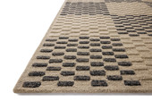 Bradley BRL-01 Beige Midnight Area Rug - Chris Loves Julia x Loloi Corner