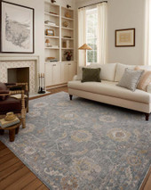 Louisa LOI-01 Stone Multi Area Rug - Chris Loves Julia x Loloi Room Scene Louisa LOI-01 Stone Multi Area Rug - Chris Loves Julia x Loloi Room Scene