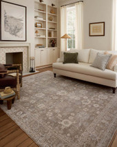 Louisa LOI-02 Oatmeal Slate Area Rug - Chris Loves Julia x Loloi