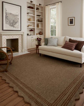 Scottie SCO-01 Olive Pebble Area Rug - Chris Loves Julia x Loloi