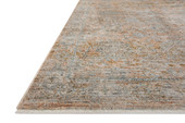 Katherine KES-02 Terracotta Smoke Area Rug - Jean Stoffer x Loloi Corner