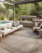 Loloi II Dawn DAW-06 Natural Area Rug Room Scene