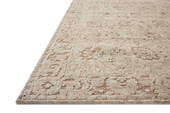 Loloi II Percival PCV-04 Natural Salmon Area Rug Corner