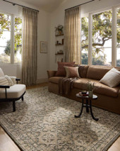 Loloi II Percival PCV-07 Sage Stone Area Rug Room Scene