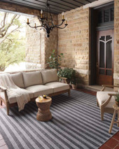 Charlie CHE-01 Charcoal Grey Area Rug - Magnolia Home by Joanna Gaines Room Scene Charlie CHE-01 Charcoal Grey Area Rug - Magnolia Home by Joanna Gaines Room Scene