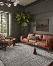Jones JON-04 Slate Area Rug - Magnolia Home by Joanna Gaines Room Scene Jones JON-04 Slate Area Rug - Magnolia Home by Joanna Gaines Room Scene