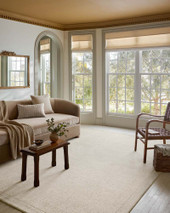 Henley HNY-01 Ivory Smoke Area Rug - Magnolia Home by Joanna Gaines Room Scene Henley HNY-01 Ivory Smoke Area Rug - Magnolia Home by Joanna Gaines Room Scene