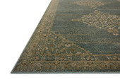 Mona MOA-04 Aqua Wheat Area Rug - Magnolia Home by Joanna Gaines Corner Mona MOA-04 Aqua Wheat Area Rug - Magnolia Home by Joanna Gaines Corner