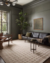 Rae RAE-04 Natural Ivory Area Rug - Magnolia Home by Joanna Gaines Room Scene Rae RAE-04 Natural Ivory Area Rug - Magnolia Home by Joanna Gaines Room Scene