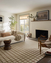 Waylon WAY-02 Natural Rust Area Rug - Magnolia Home by Joanna Gaines Room Scene