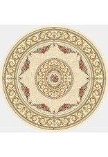 Ancient Garden 57226-6464 Ivory/Ivory (64 Pearl) Round Area Rug Ancient Garden 57226-6464 Ivory/Ivory (64 Pearl) Round Area Rug