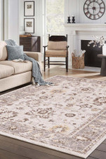 Kas Mira 4613 Ivory Area rug room scene Kas Mira 4613 Ivory Area rug room scene