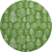 Dalyn Merry & Bright MY21 Green Area Round Rug
