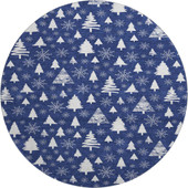 Dalyn Merry & Bright MY23 Navy Area Round Rug