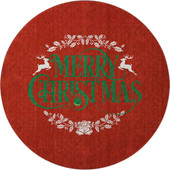 Dalyn Merry & Bright MY6 Red Area Round Rug