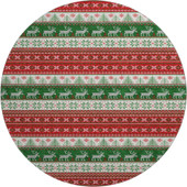 Dalyn Merry & Bright MY9 Red Area Round Rug