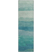 Dalyn Pacifica PA9 Turquoise Area Runner Rug
