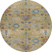 Dalyn Silk Road SR3 Turmeric Area Round Rug