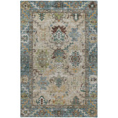 Dalyn Silk Road SR5 Aqua Area Rug