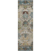 Dalyn Silk Road SR5 Aqua Area Runner Rug