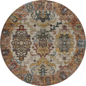 Dalyn Silk Road SR5 Copper Area Round Rug