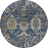 Dalyn Silk Road SR8 Navy Area Round Rug
