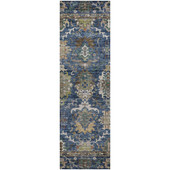 Dalyn Silk Road SR8 Navy Area Runner Rug