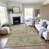 Dalyn Silk Road SR9 Sage Area Rug Room Scene Dalyn Silk Road SR9 Sage Area Rug Room Scene
