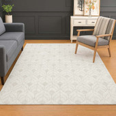 Dalyn The Reserve TR10 Ivory Area Rug Room Scene