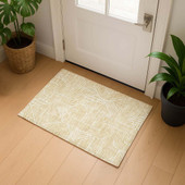 Dalyn The Reserve TR14 Gold Area Rug Runner Room Scene