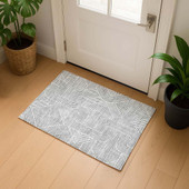 Dalyn The Reserve TR14 Gray Area Rug Runner Room Scene