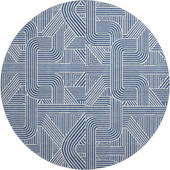Dalyn The Reserve TR14 Navy Area Round Rug