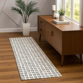 Dalyn The Reserve TR4 Gray Area Rug Runner Room Scene