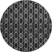 Dalyn The Reserve TR6 Black Area Round Rug