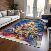 Dalyn Wonderland WN14 Navy Area Rug Room Scene