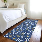Dalyn Wonderland WN18 Navy Area Rug Runner Room Scene