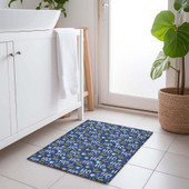 Dalyn Wonderland WN18 Navy Area Rug Runner Room Scene