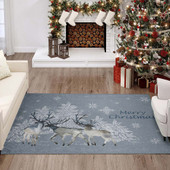 Dalyn Wonderland WN2 Gray Area Rug Room Scene