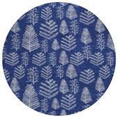 Dalyn Wonderland WN21 Navy Area Round Rug