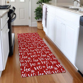 Dalyn Wonderland WN22 Red Area Rug Runner Room Scene