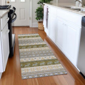 Dalyn Wonderland WN26 Gray Area Rug Runner Room Scene