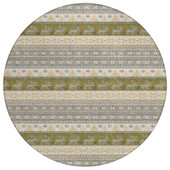 Dalyn Wonderland WN26 Gray Area Round Rug