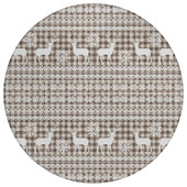 Dalyn Wonderland WN28 Brown Area Round Rug Dalyn Wonderland WN28 Brown Area Round Rug