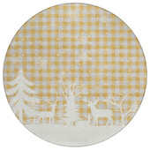 Dalyn Wonderland WN32 Gold Area Round Rug Dalyn Wonderland WN32 Gold Area Round Rug