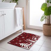 Dalyn Wonderland WN32 Red Area Rug Runner Room Scene