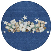 Dalyn Wonderland WN33 Navy Area Round Rug