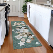 Dalyn Wonderland WN33 Seafoam Area Rug Runner Room Scene