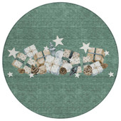 Dalyn Wonderland WN33 Seafoam Area Round Rug